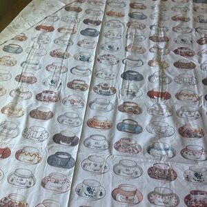 Pierre Frey Paris Minton Collection 1991 Designer Fabric Panel 52x80 France